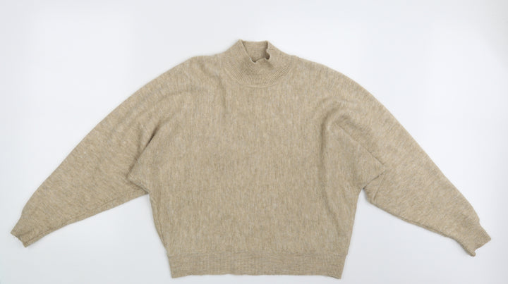 H&M Womens Beige Pullover Jumper Size M