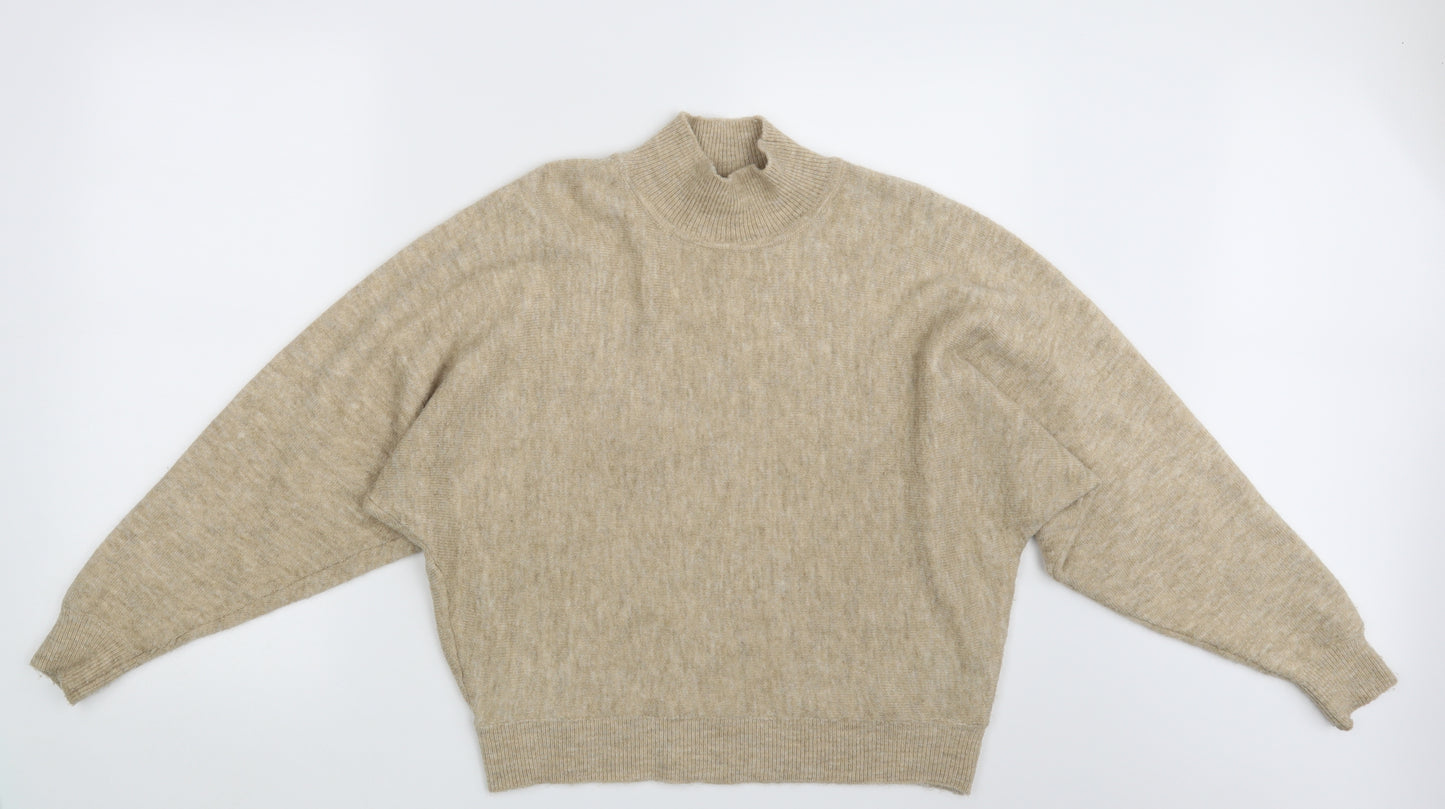 H&M Womens Beige   Pullover Jumper Size M