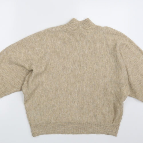 H&M Womens Beige   Pullover Jumper Size M