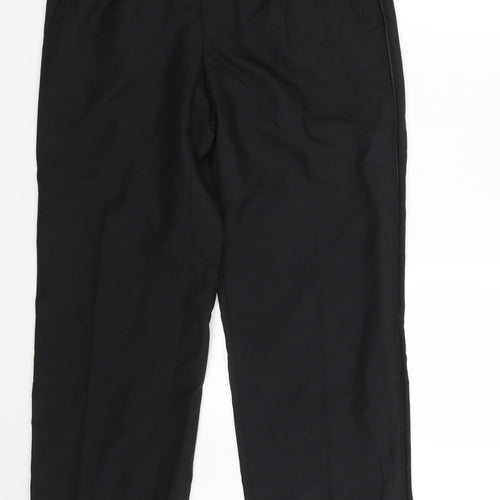 Preworn Mens Black   Trousers  Size 34 in L30 in