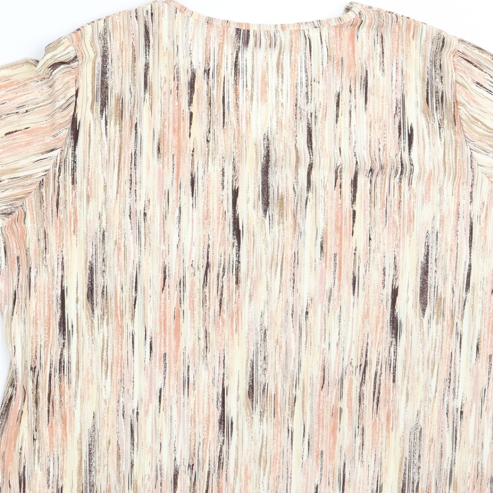 Bonmarché Womens Multicoloured   Basic Blouse Size L