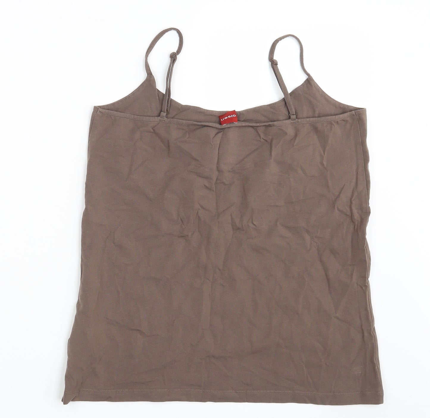 Olsen Womens Brown   Camisole Tank Size 14