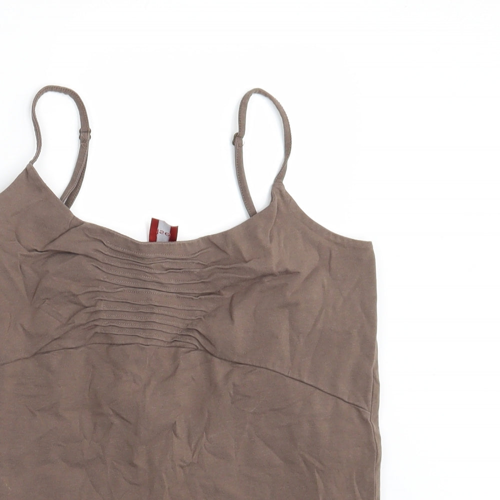 Olsen Womens Brown   Camisole Tank Size 14