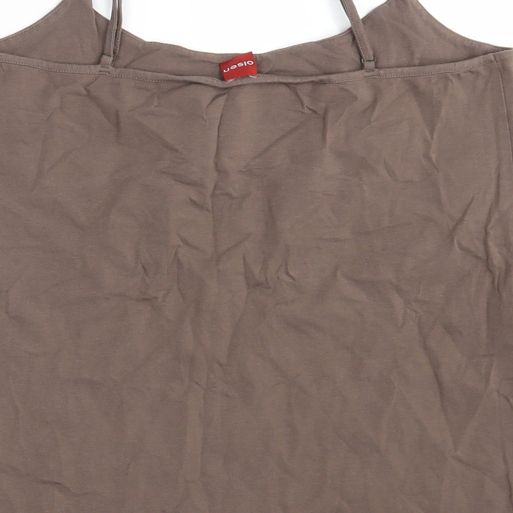 Olsen Womens Brown   Camisole Tank Size 14
