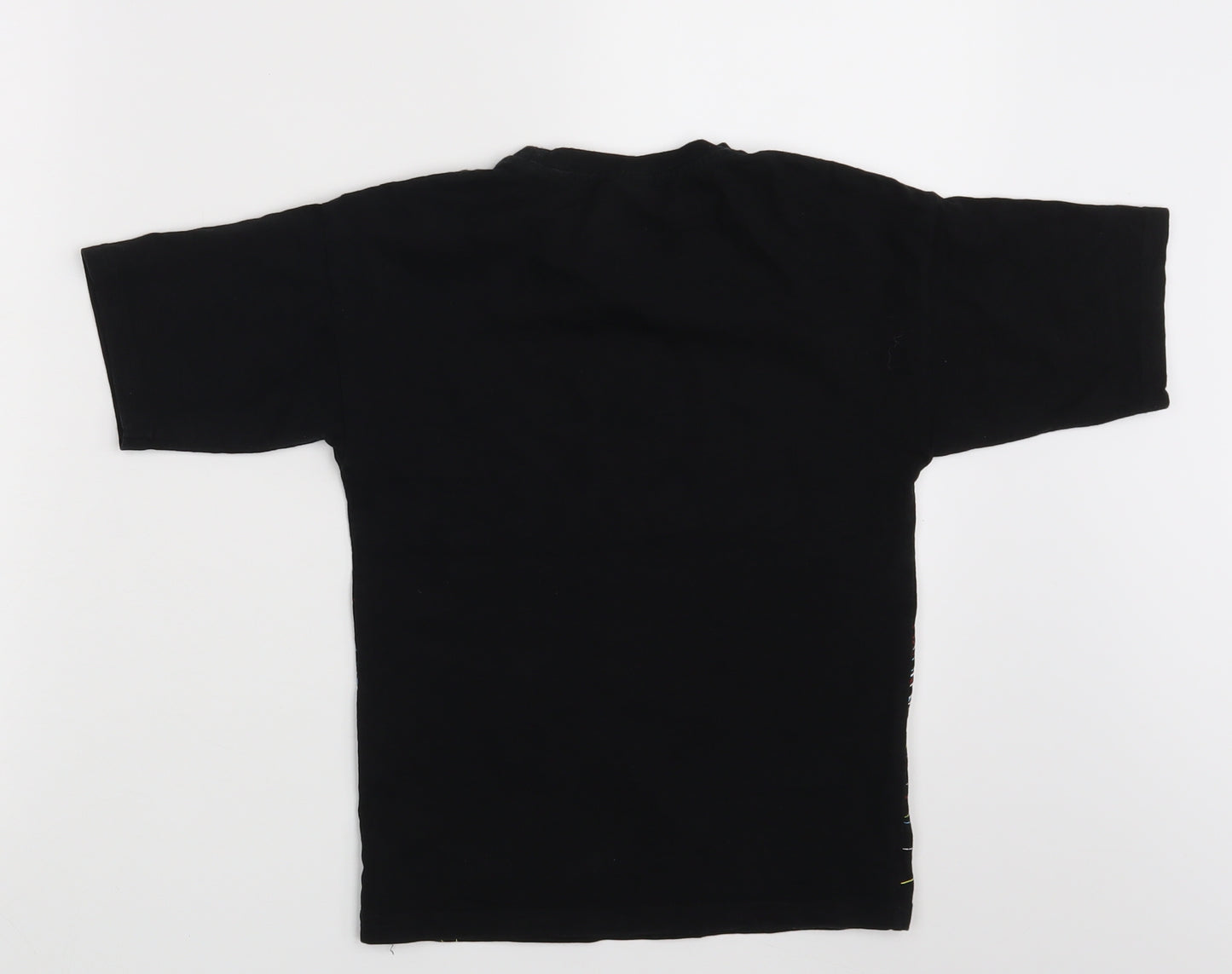 PlayStation Boys Black   Basic T-Shirt Size 6-7 Years  - PlayStation