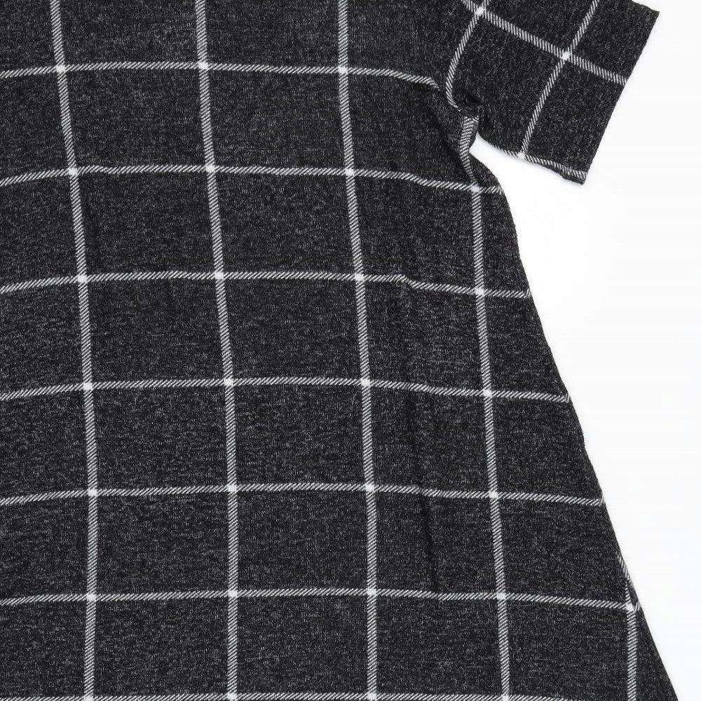 F&F Womens Black Colourblock  Jumper Dress  Size 14