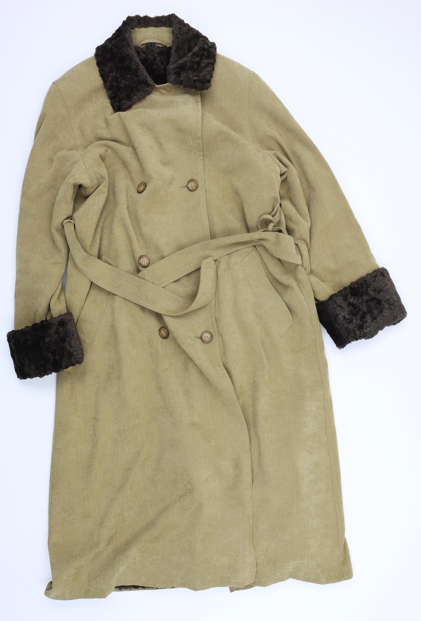 Four Seasons Womens Beige   Overcoat Coat Size 12