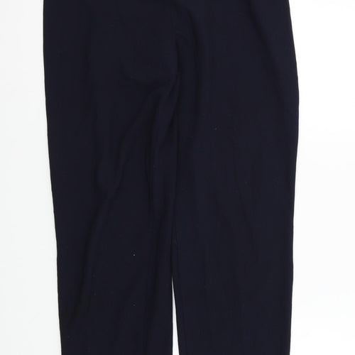 M&S Womens Blue   Trousers  Size 14 L27 in