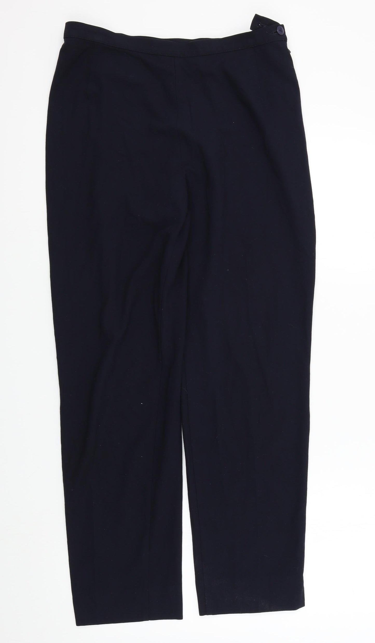 M&S Womens Blue   Trousers  Size 14 L27 in