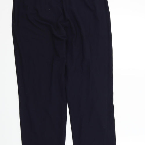 M&S Womens Blue   Trousers  Size 14 L27 in