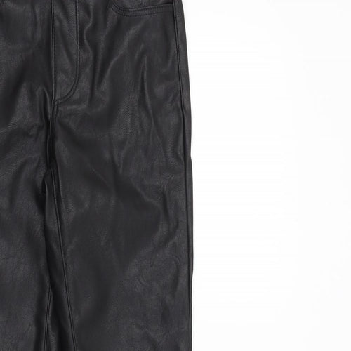 Preworn Womens Black   Trousers  Size 6 L28 in