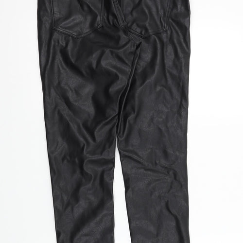 Preworn Womens Black   Trousers  Size 14 L30 in