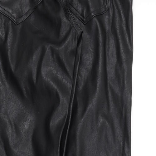 Preworn Womens Black   Trousers  Size 14 L30 in