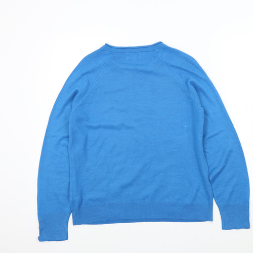 M&S Womens Blue   Pullover Jumper Size 14
