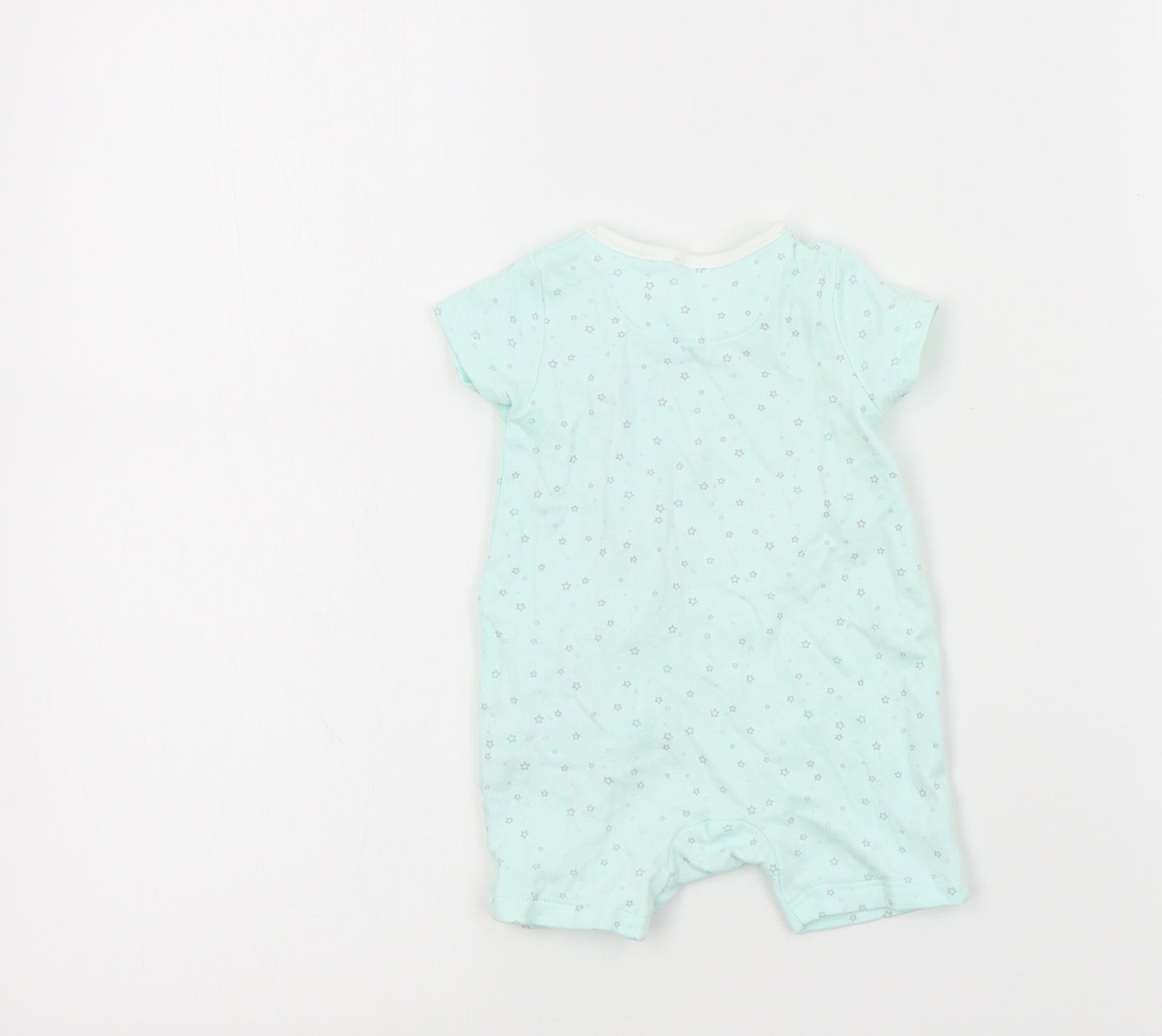 Mini Club Baby Green Colourblock  Babygrow One-Piece Size Newborn