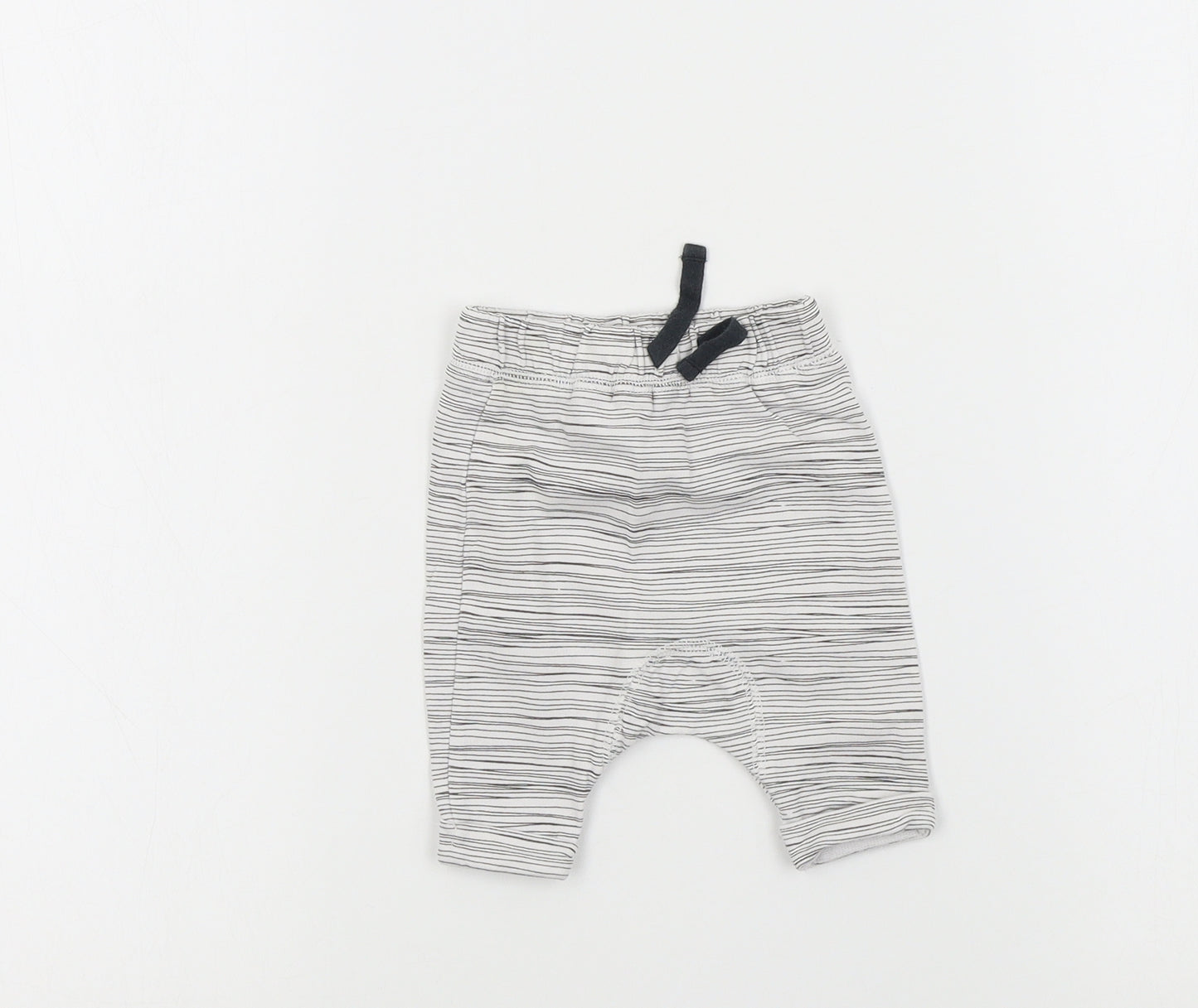 NEXT Baby White   Jogger Trousers Size 9-12 Months