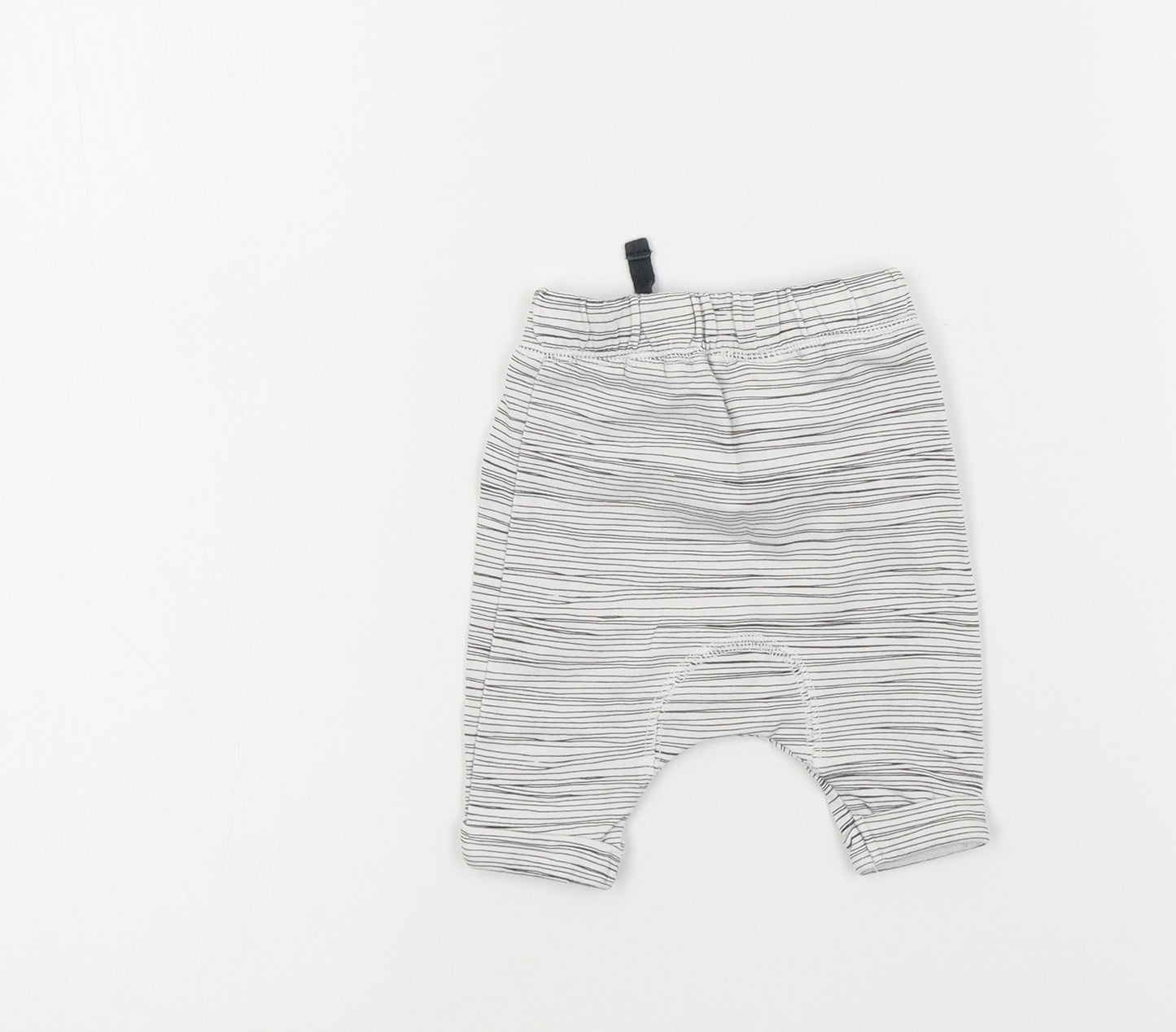 NEXT Baby White   Jogger Trousers Size 9-12 Months
