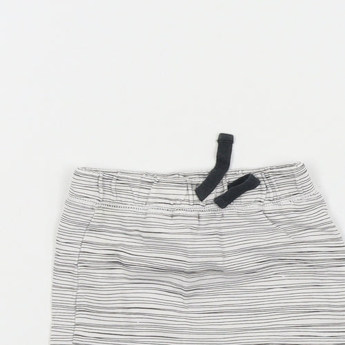 NEXT Baby White   Jogger Trousers Size 9-12 Months