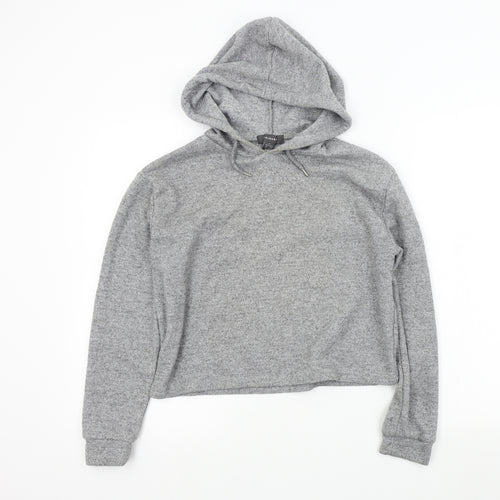 Primark Womens Grey Colourblock  Pullover Hoodie Size S