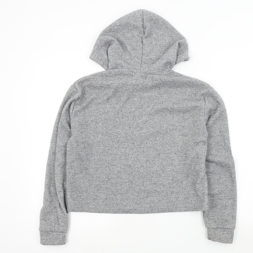 Primark Womens Grey Colourblock  Pullover Hoodie Size S