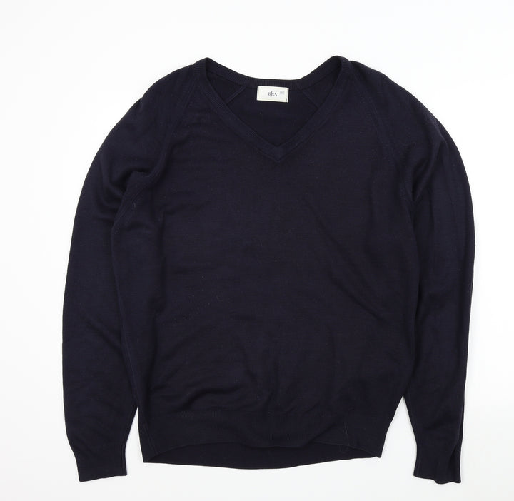 BHS Mens Blue Pullover Jumper Size L