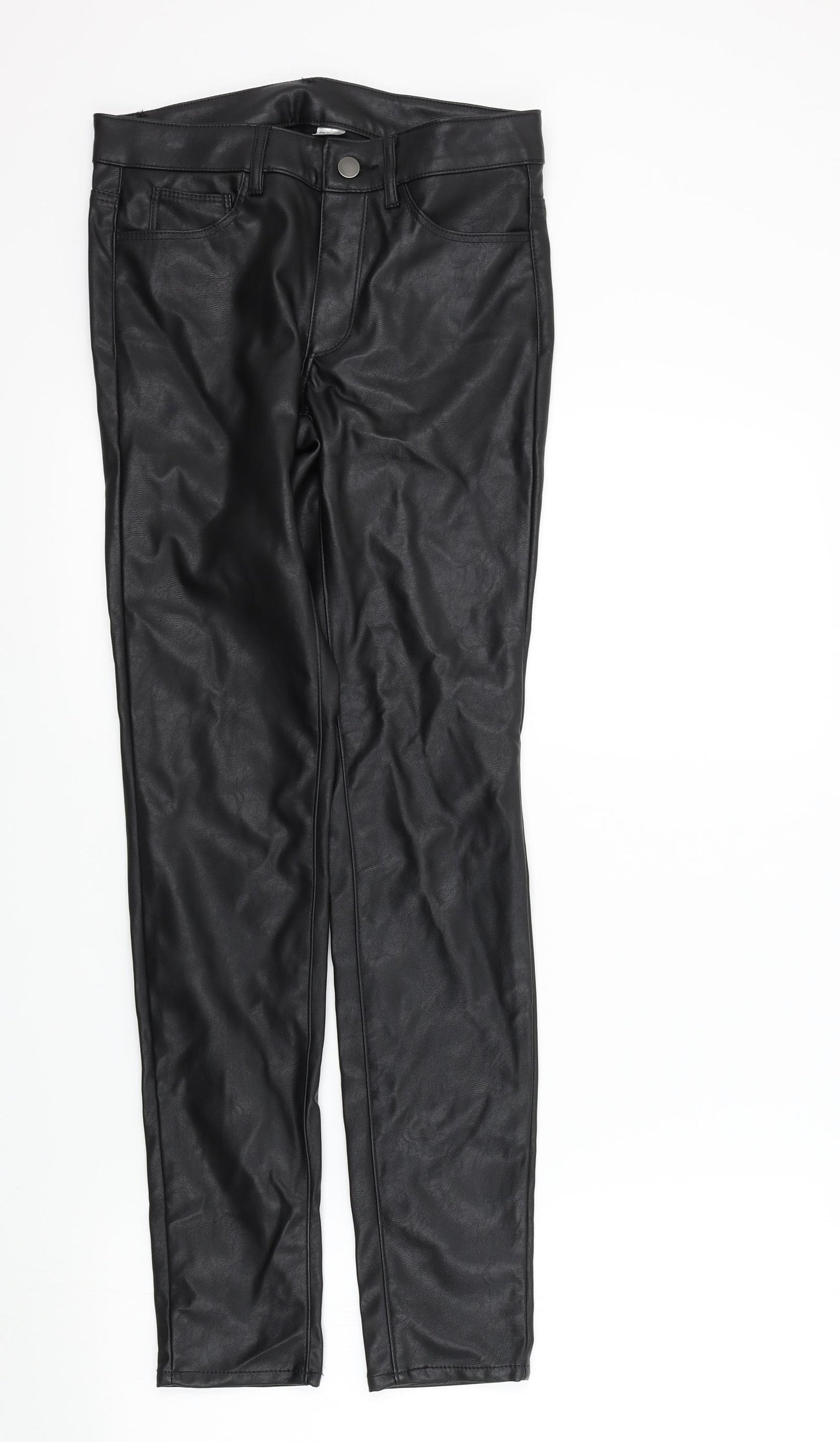 Preworn Womens Black   Trousers  Size 8 L29 in
