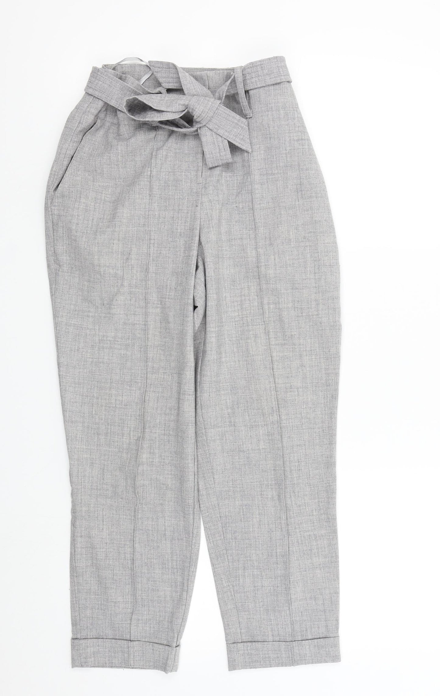 NEXT Womens Grey   Trousers  Size 8 L23 in
