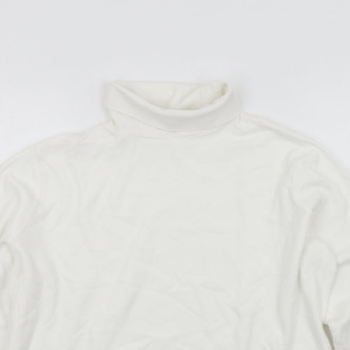 BHS Womens White   Basic T-Shirt Size 18