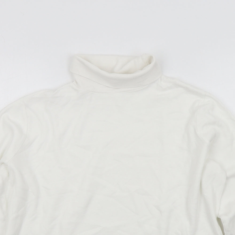 BHS Womens White   Basic T-Shirt Size 18