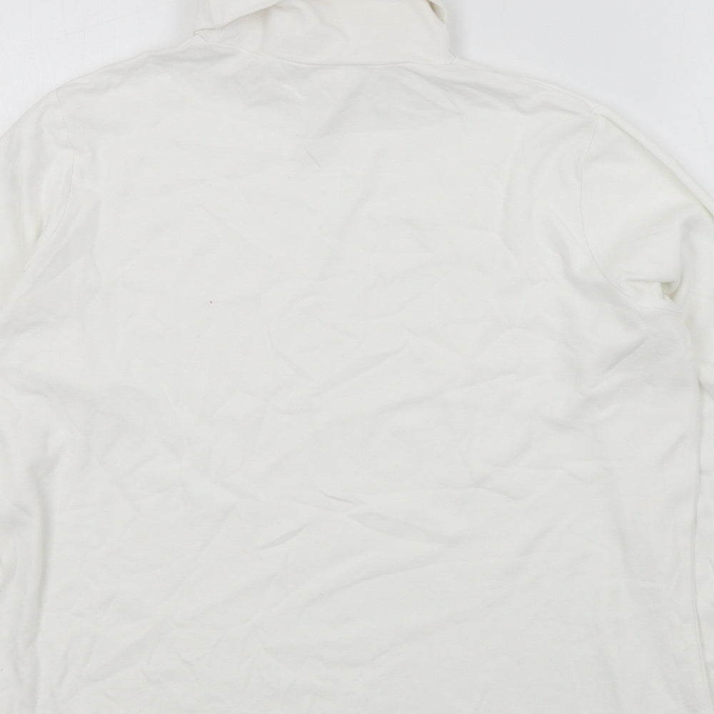 BHS Womens White   Basic T-Shirt Size 18