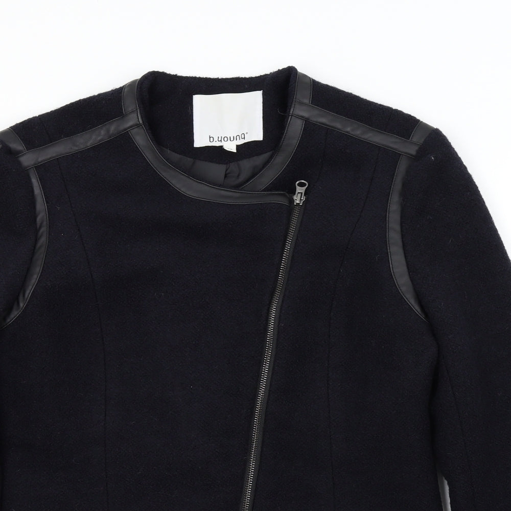 b.young Womens Blue   Jacket  Size 10