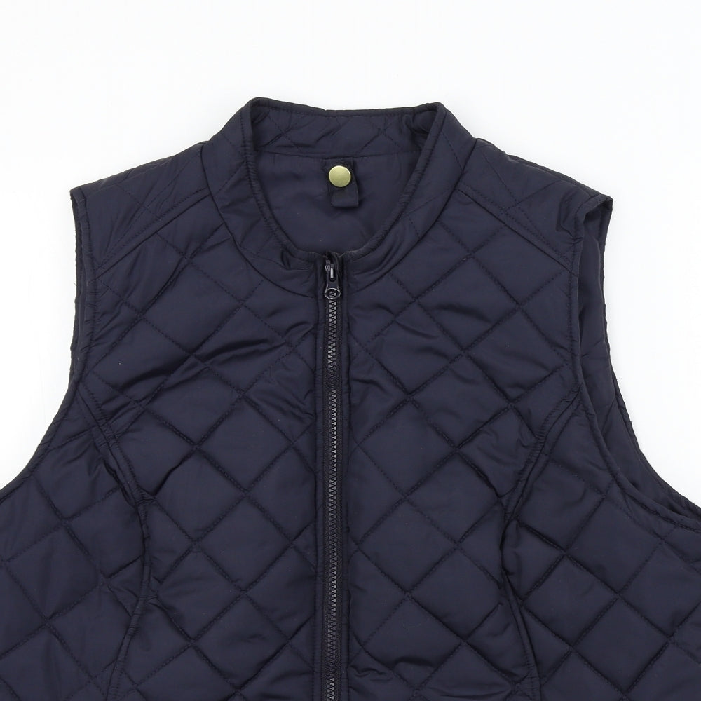 M&S Womens Blue   Jacket Waistcoat Size 20
