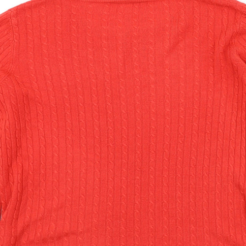 Bonmarché Womens Red   Pullover Jumper Size 14