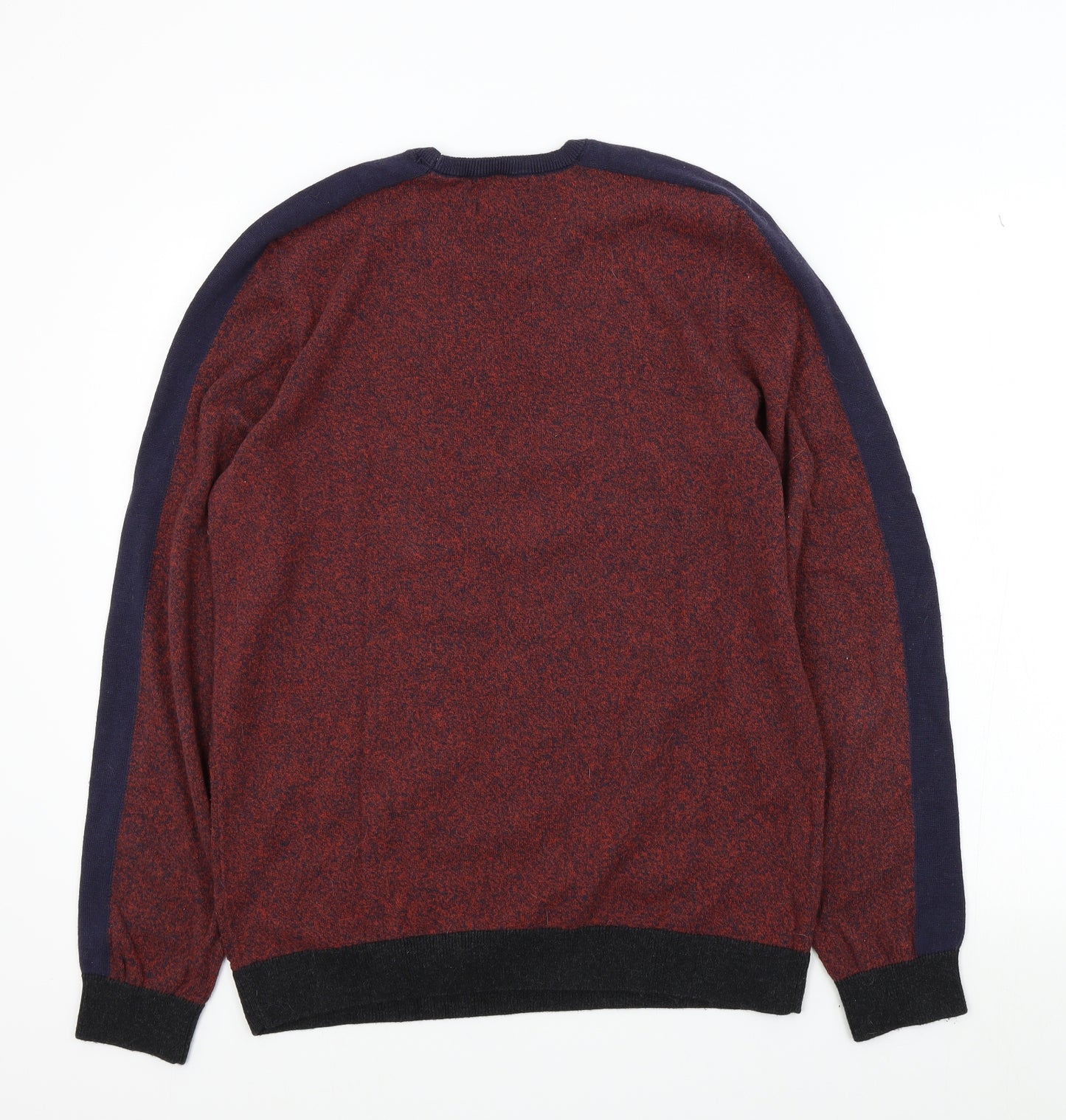 M&S Mens Red   Pullover Jumper Size M