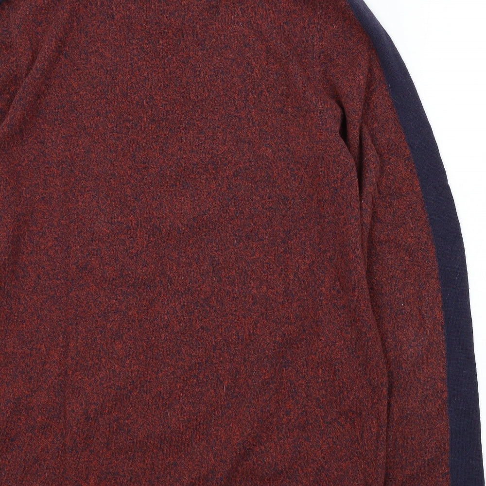 M&S Mens Red   Pullover Jumper Size M