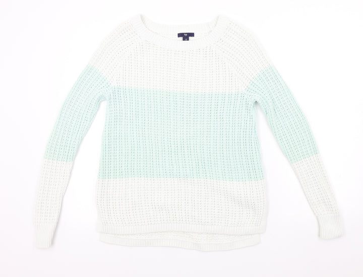 Gap Womens White Pullover Jumper Size S