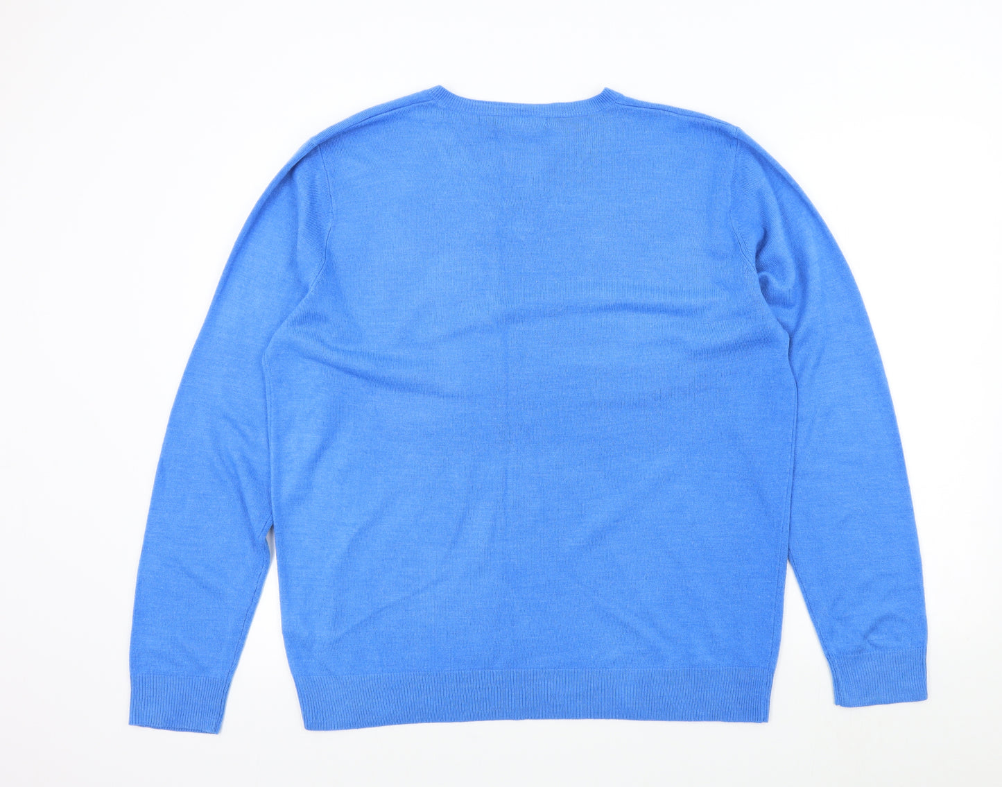 George Mens Blue   Pullover Jumper Size L