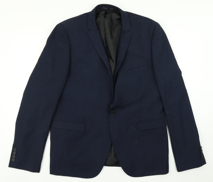 Burton Mens Blue   Jacket Blazer Size 44