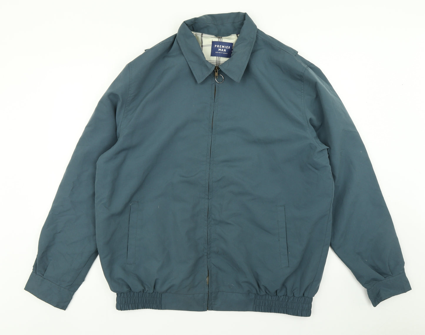 Premier Man Mens Green   Bomber Jacket Coat Size XL