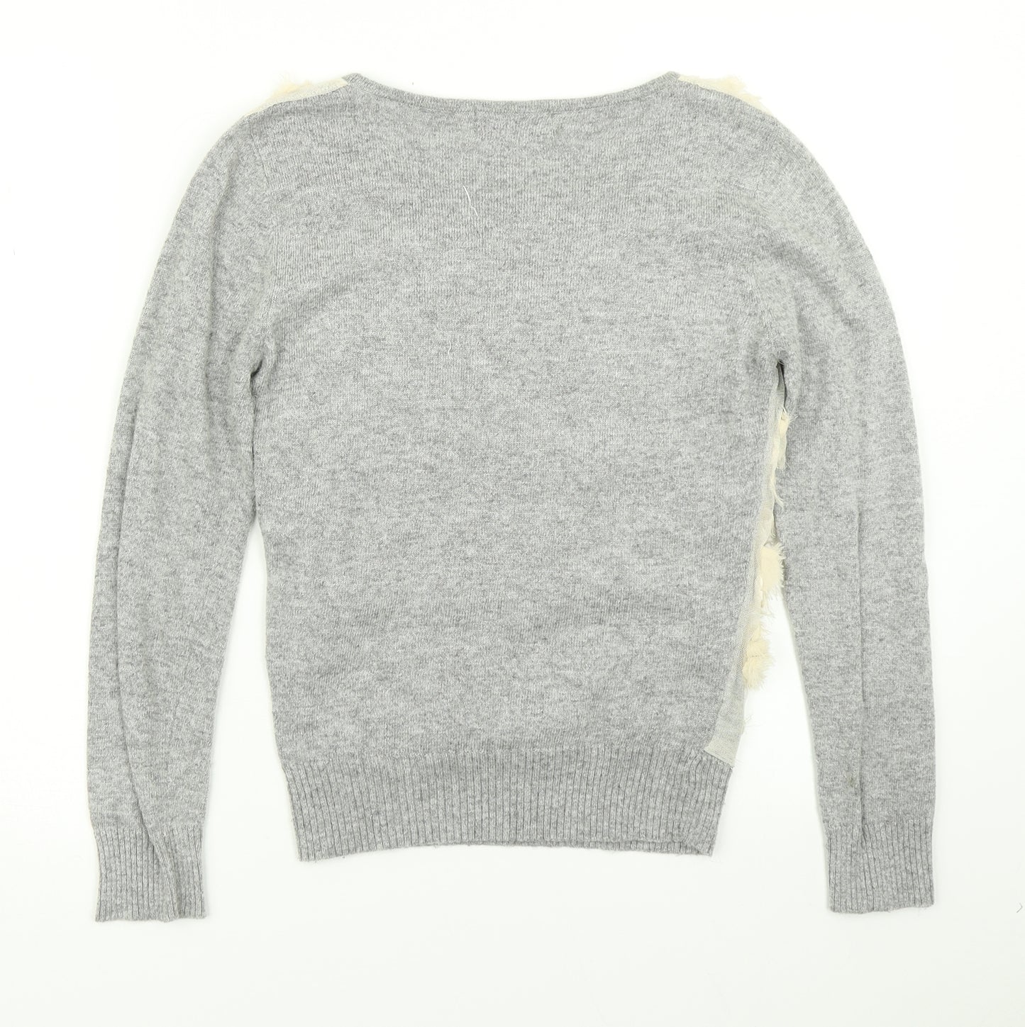 Katsumi Womens Grey  Knit Pullover Jumper Size S