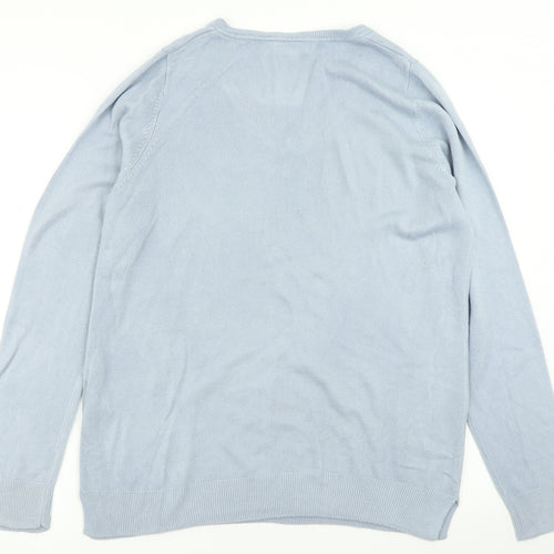 Julipa Womens Blue  Knit Pullover Jumper Size 12