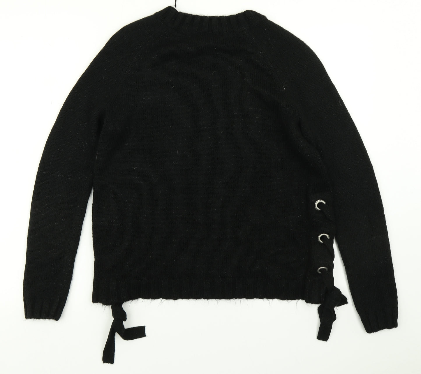 George Womens Black  Knit Pullover Jumper Size 10