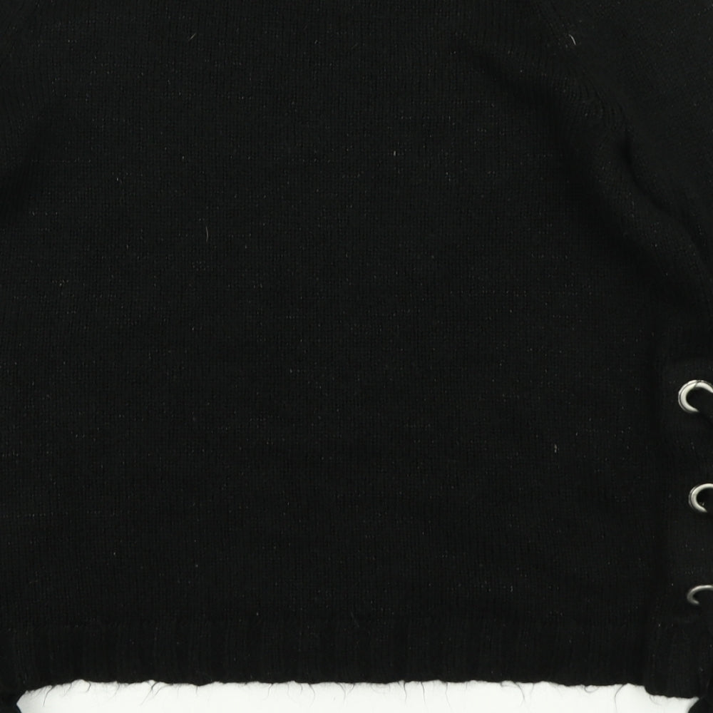 George Womens Black  Knit Pullover Jumper Size 10