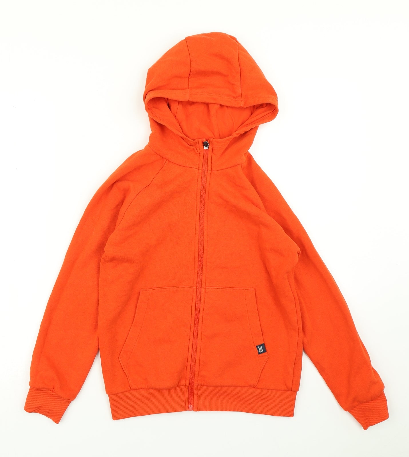 NEXT Boys Orange   Full Zip Hoodie Size 9 Years