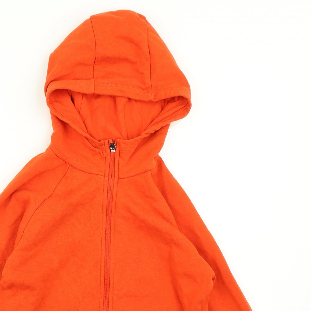 NEXT Boys Orange   Full Zip Hoodie Size 9 Years