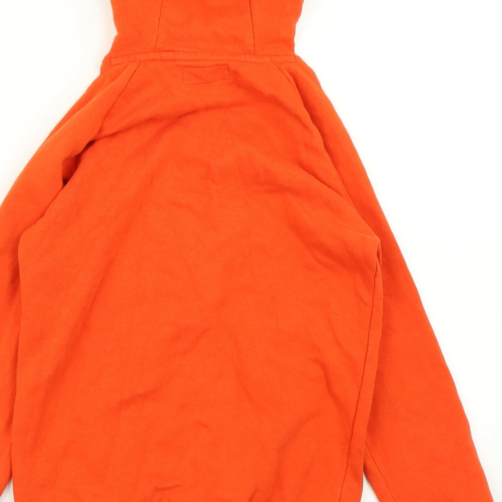 NEXT Boys Orange   Full Zip Hoodie Size 9 Years