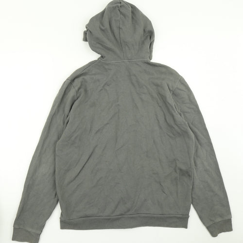 Topman Mens Grey   Full Zip Hoodie Size M