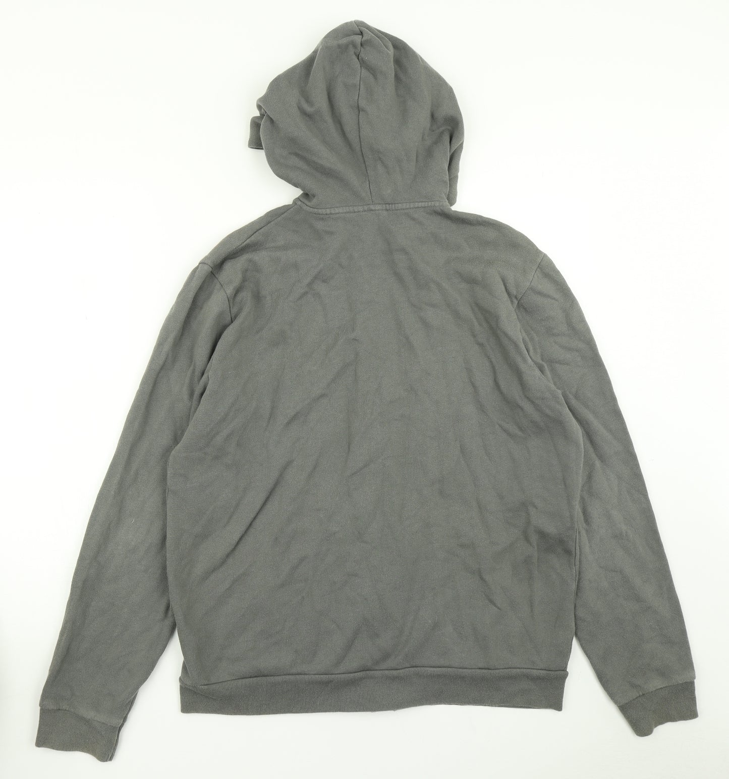Topman Mens Grey   Full Zip Hoodie Size M