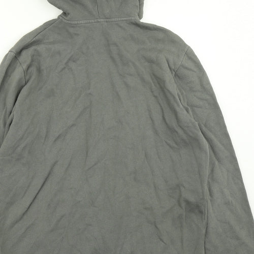 Topman Mens Grey   Full Zip Hoodie Size M