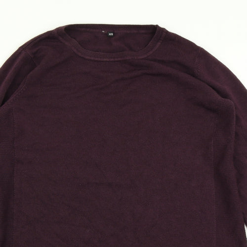 Intuition Womens Purple  Knit A-Line  Size 14